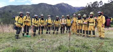 Imbabura cuenta con dos brigadas acreditadas para el combate de incendios forestales.