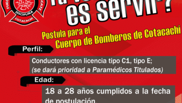 REQUISITOS – PROCESO DE SELECCIÓN DE ASPIRANTES A BOMBERO 1