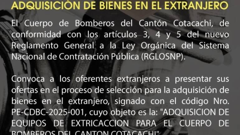 CONVOCATORIA Y PROCEDIMIENTO DE CONTRATACIÓN EN EL EXTRANJERO